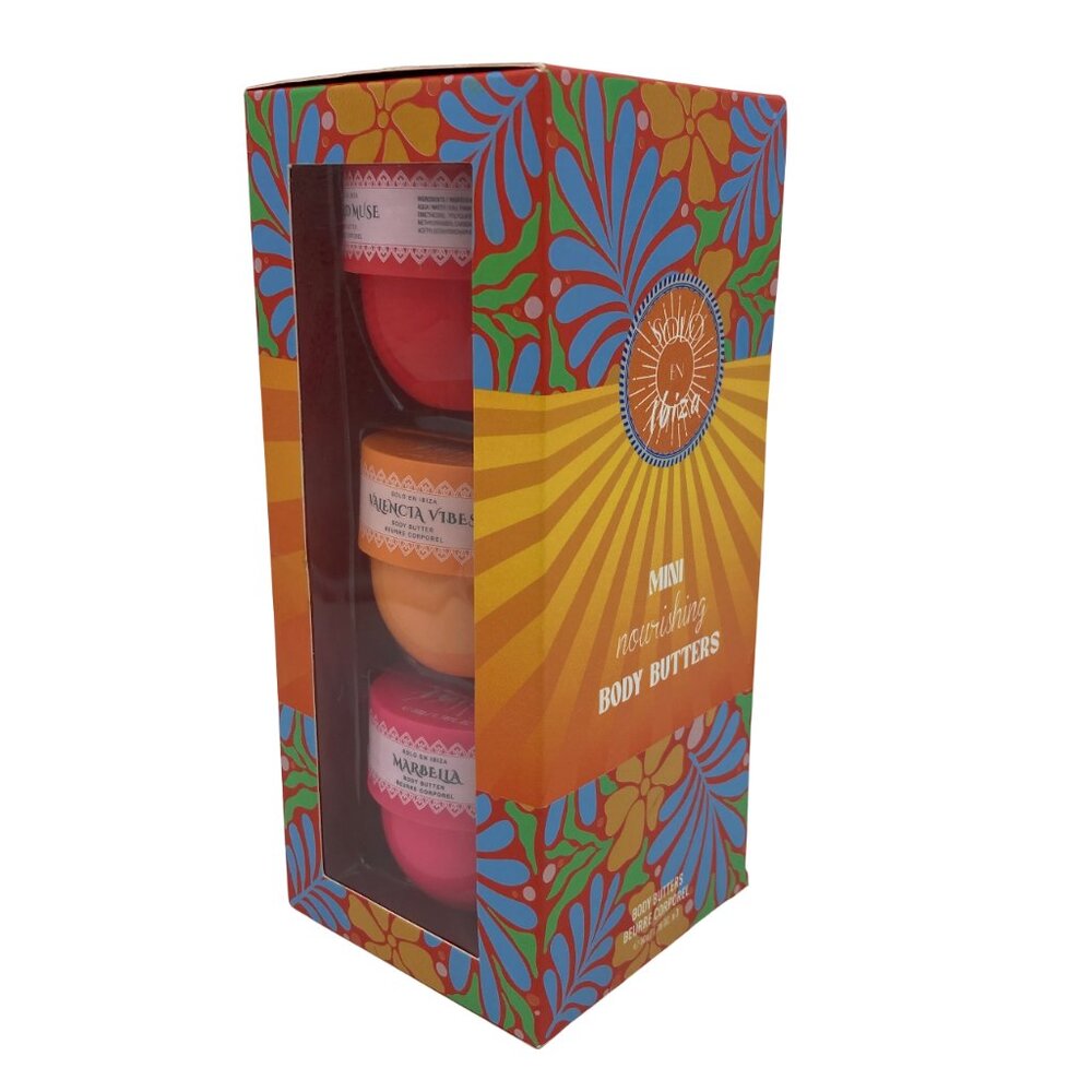 NIB Solo en Ibiza Mini Nourishing Body Butter Trio 3-Pack